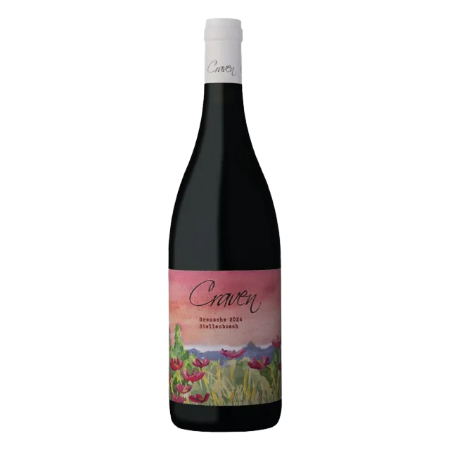 Craven Wines Grenache 2024 lys rødvin flaske