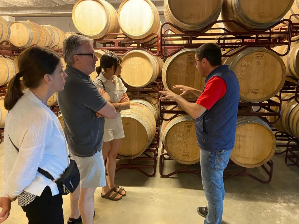 Lavradores de Feitoria Terroir omvisning vinsmaking 3 viner gave