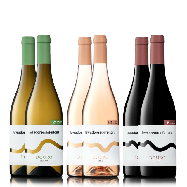 Lavradores de Feitoria Identity vinkasse 6 flasker hvit rosé rød