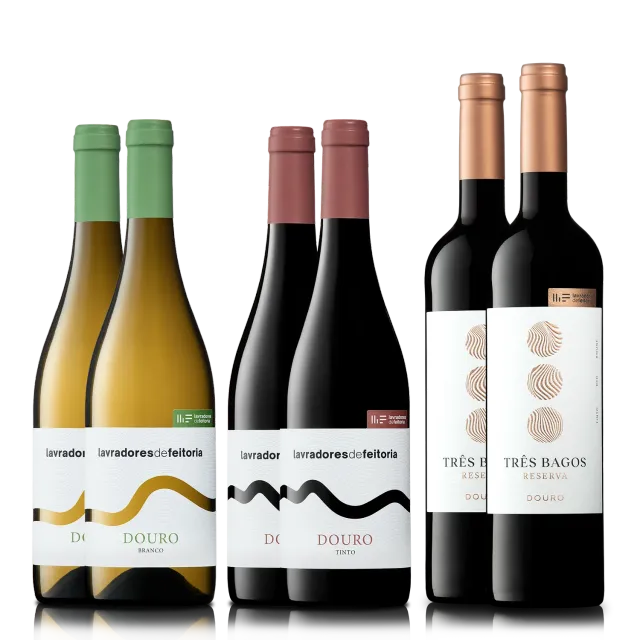 Lavradores de Feitoria Concept Selection vinpakke 6 flasker rød og hvit