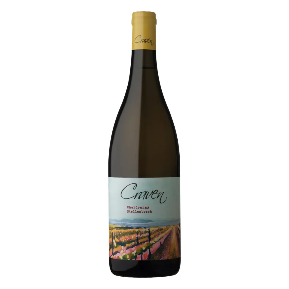 Craven Wines Chardonnay 2024 fatgjæret hvitvin flaske