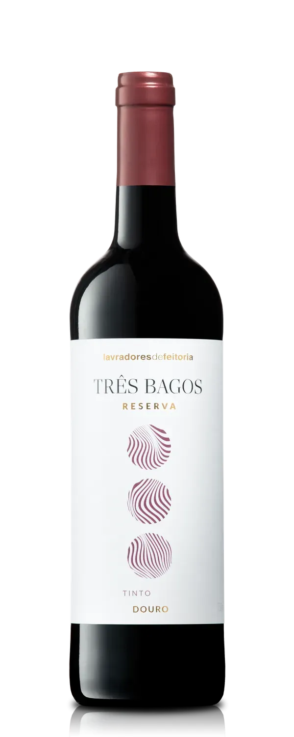 Três Bagos Reserva rødvin 2022 tre distrikter Douro